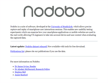 Tablet Screenshot of nodobo.com